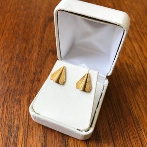 Paper Airplane Earings